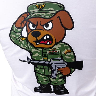 Army T Shirt White - Kecks