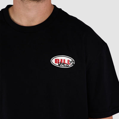 Billys World T-Shirt - Black - Kecks