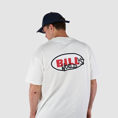 Billys World T-Shirt - White - Kecks