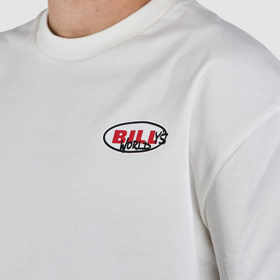 Billys World T-Shirt - White - Kecks