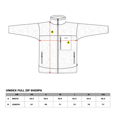 Black Sherpa full Zip Fleece - Kecks