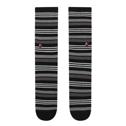 Black Stripe Crew Sock - Kecks