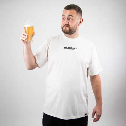 Blackout Tee White - Kecks
