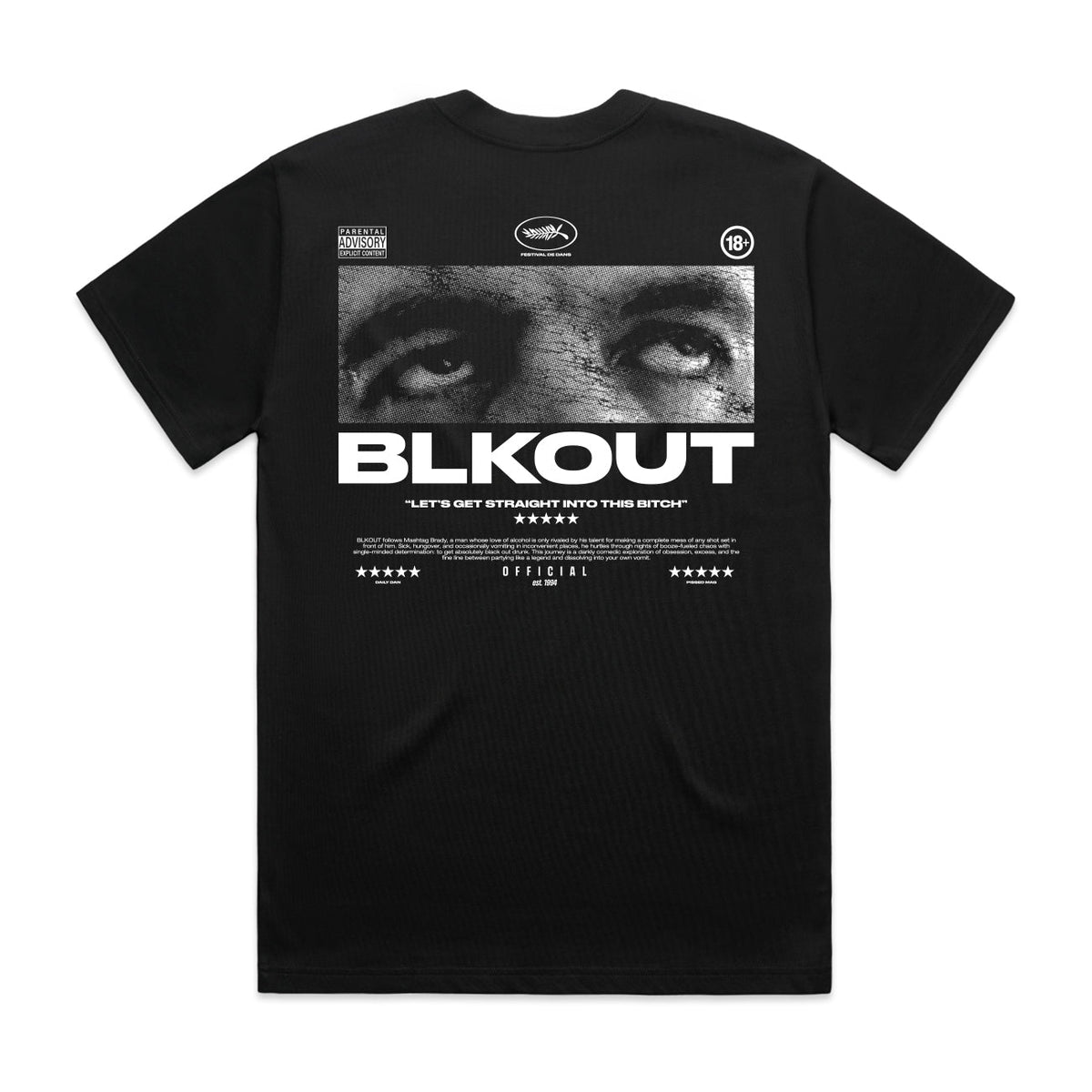 Blkout T Shirt Black - Kecks