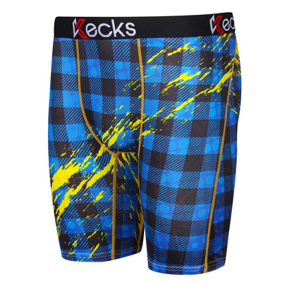 Blue Flannel Mens Boxer Shorts - Kecks