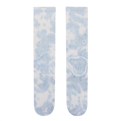 Blue Tie Dye Crew Sock - Kecks