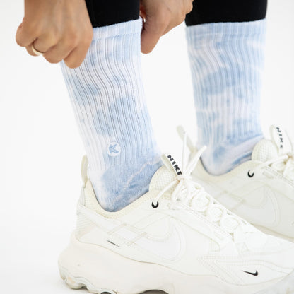 Blue Tie Dye Crew Sock - Kecks