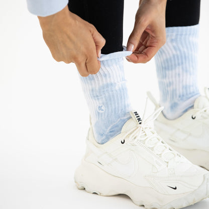 Blue Tie Dye Crew Sock - Kecks