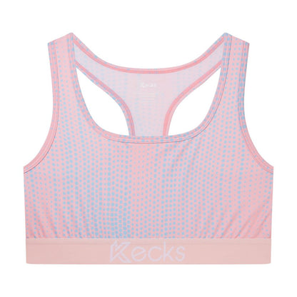 Blush Dot Sports Bralette - Kecks