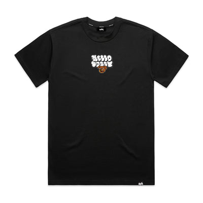 Bubble Hello Doggy T Shirt Black - Kecks