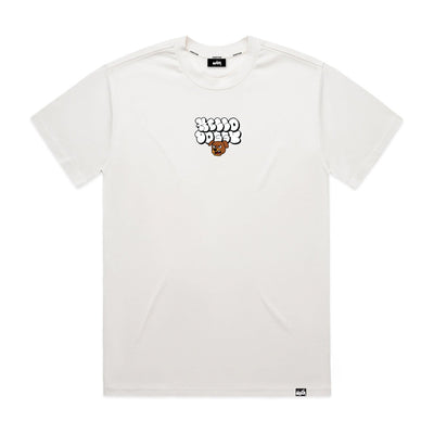Bubble Hello Doggy T Shirt White - Kecks