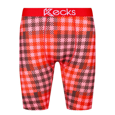 Cherry Plaid Mens Boxer Shorts - Kecks