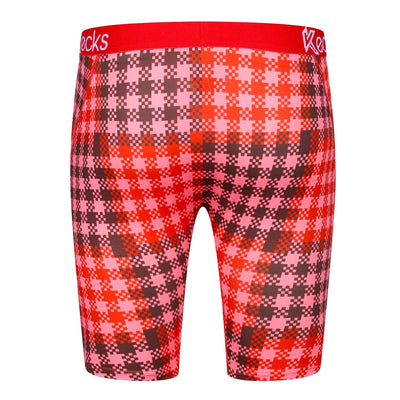 Cherry Plaid Mens Boxer Shorts - Kecks