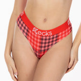 Cherry Plaid Thong - Kecks