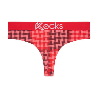Cherry Plaid Thong - Kecks