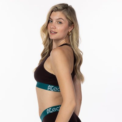 Chocolate Modal Sports Bralette - Kecks