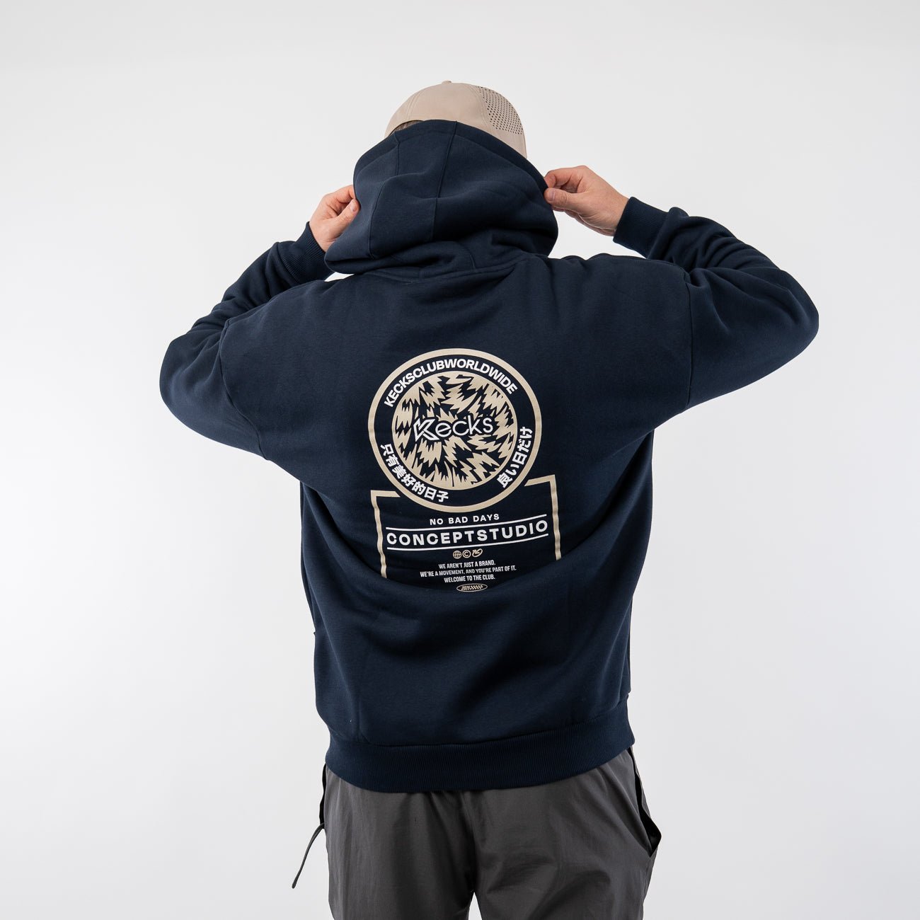 Concept Navy Hoodie - Kecks