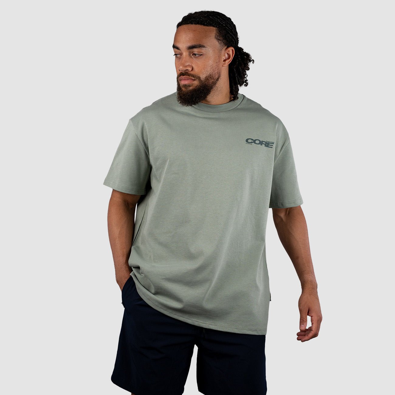 Core Heavyweight T-Shirt – Sage - Kecks