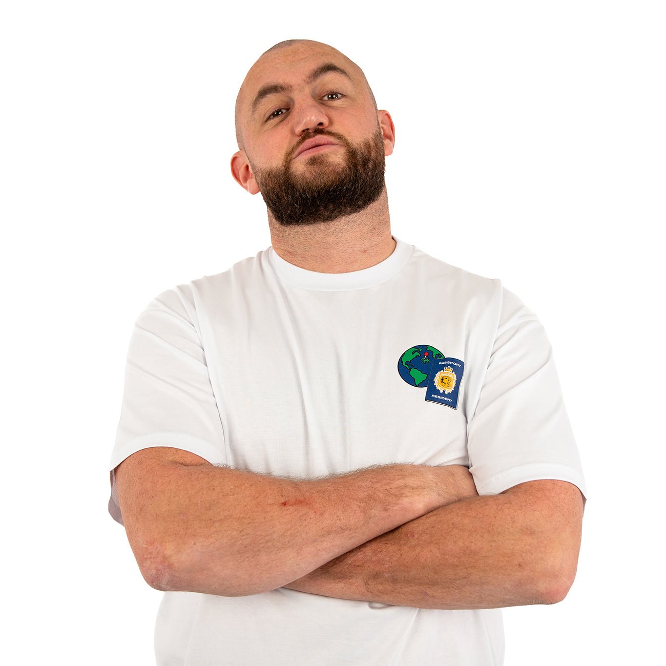 Danland Passport Tee – White - Kecks