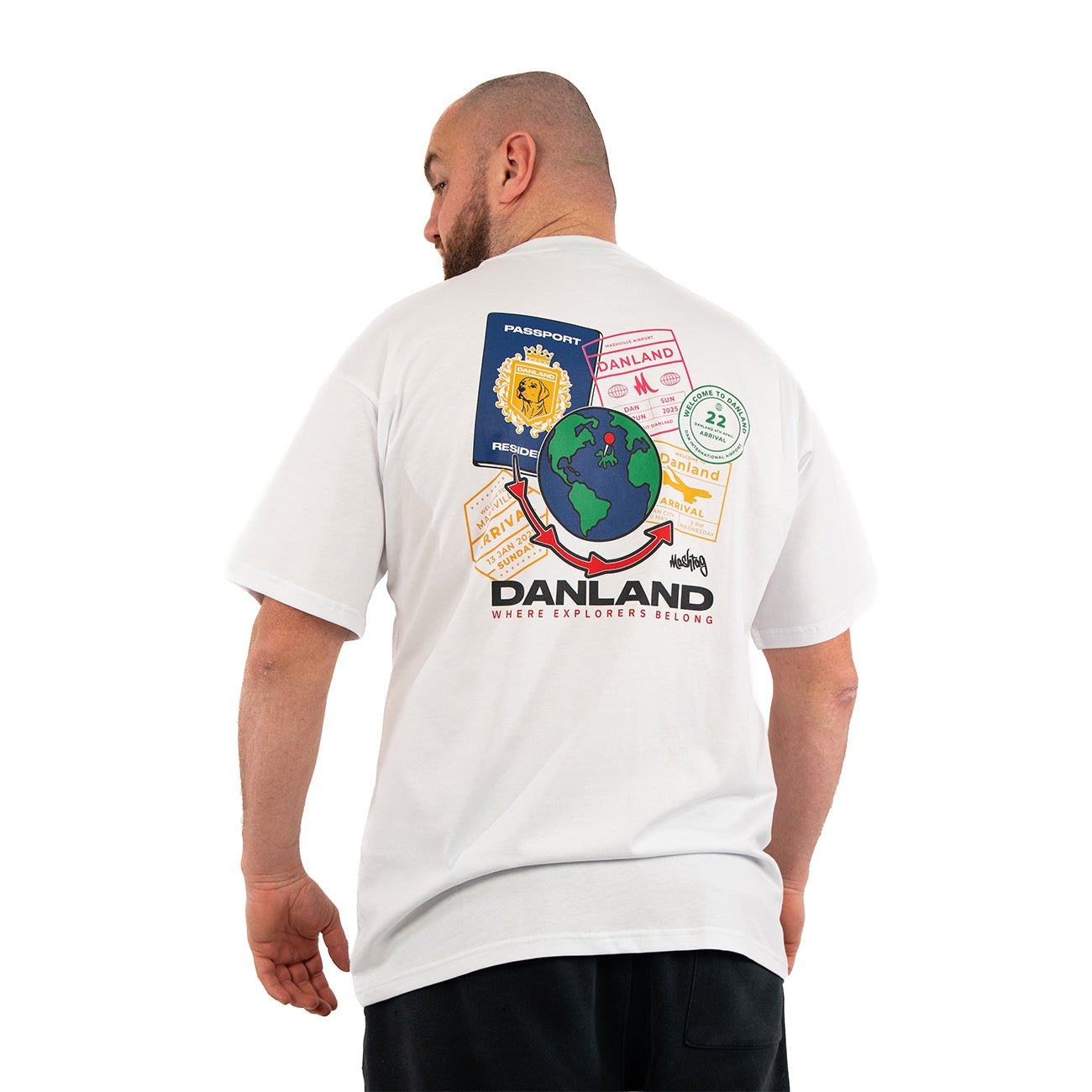 Danland Passport Tee – White - Kecks