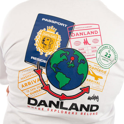 Danland Passport Tee – White - Kecks