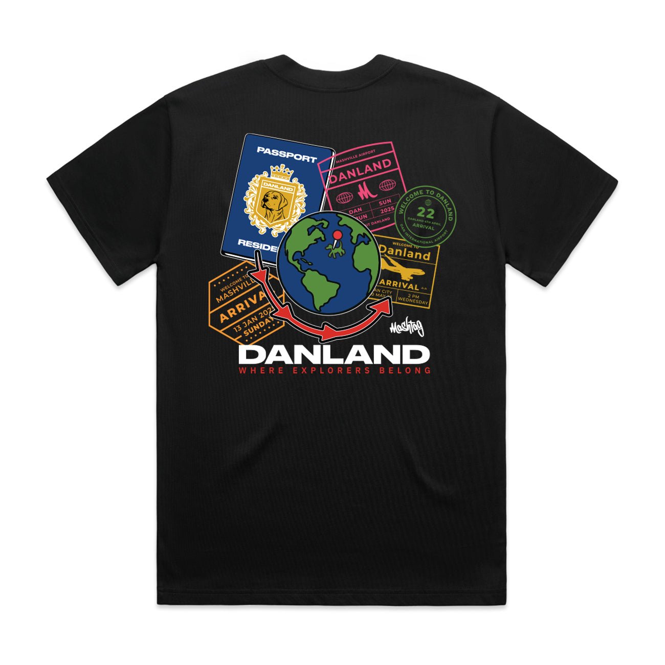 Danland World Tee – Black - Kecks