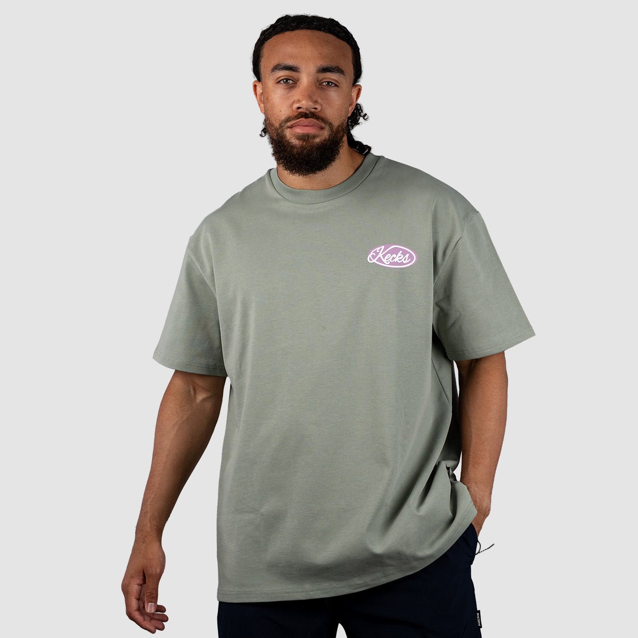 Emblem Heavyweight T-Shirt – Sage - Kecks