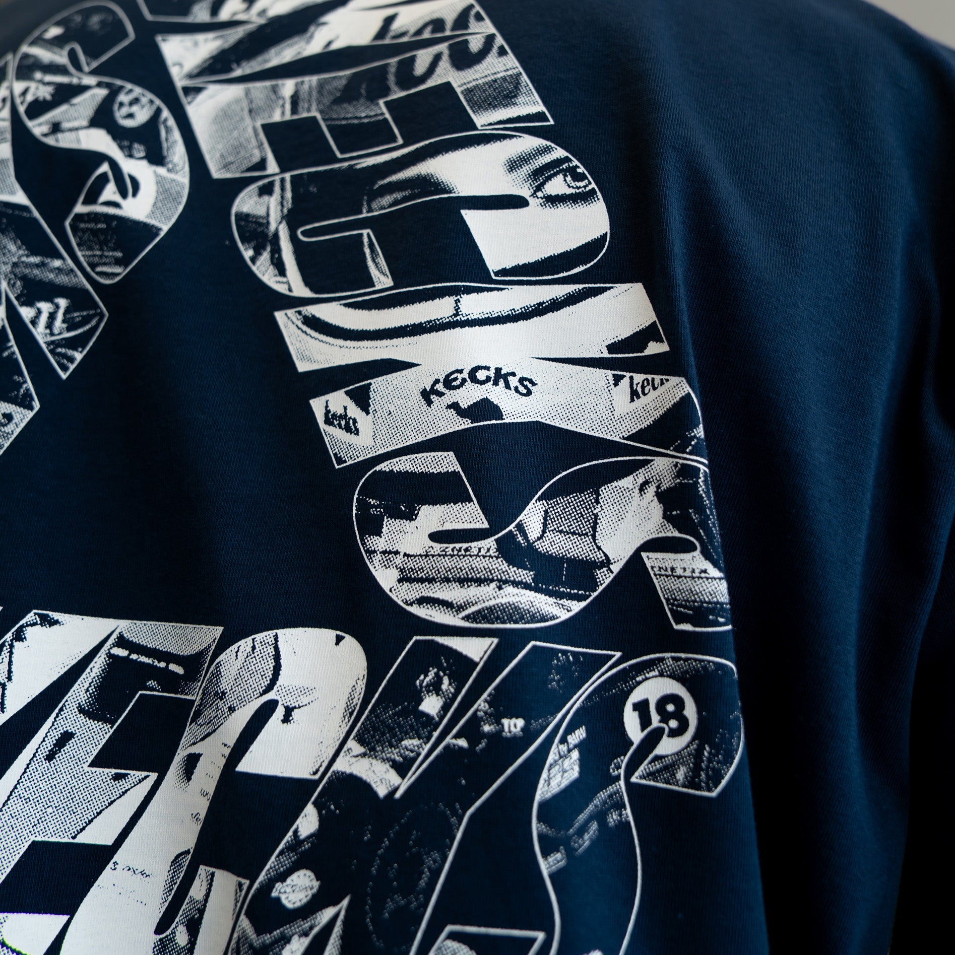 Fade Navy Tee - Kecks