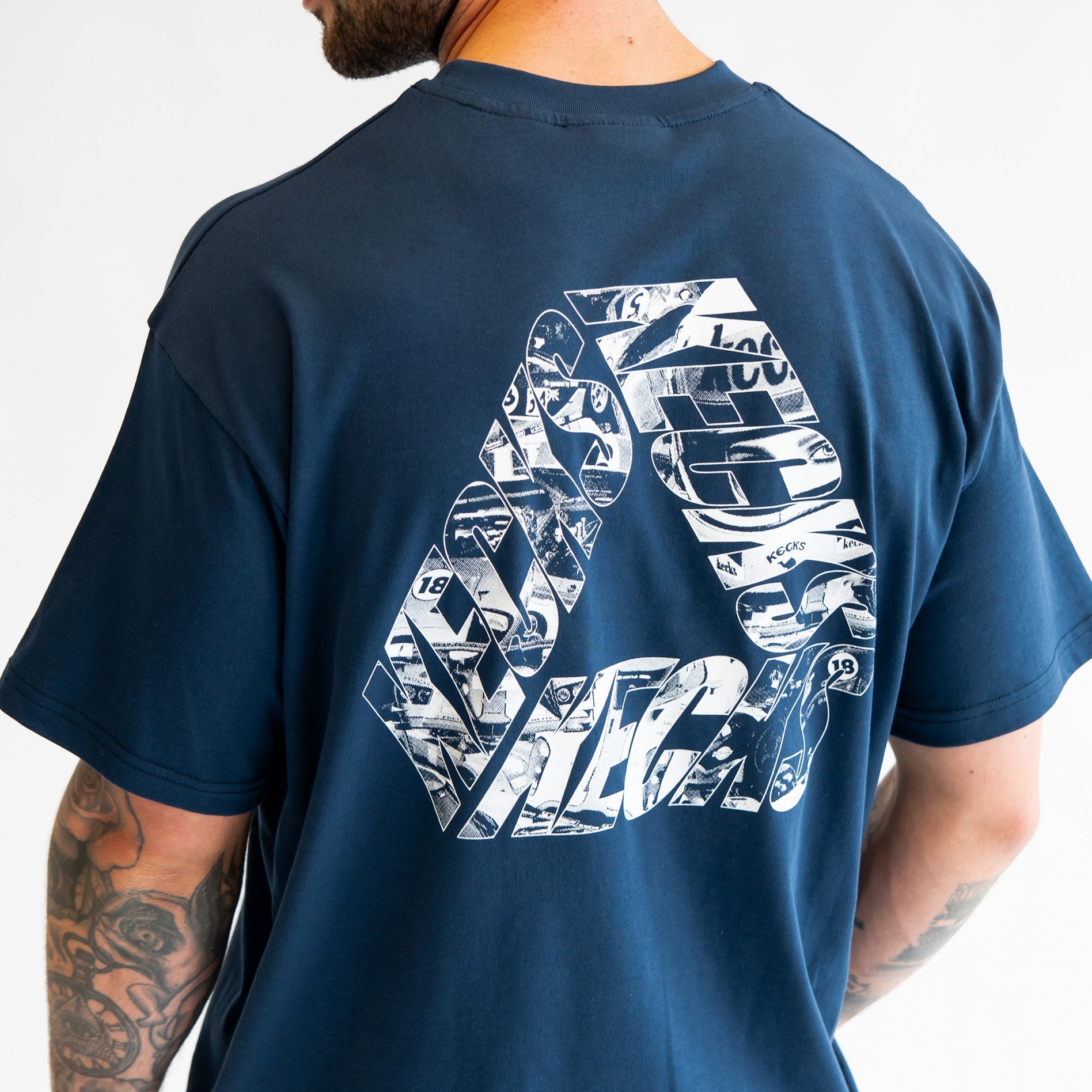 Fade Navy Tee - Kecks