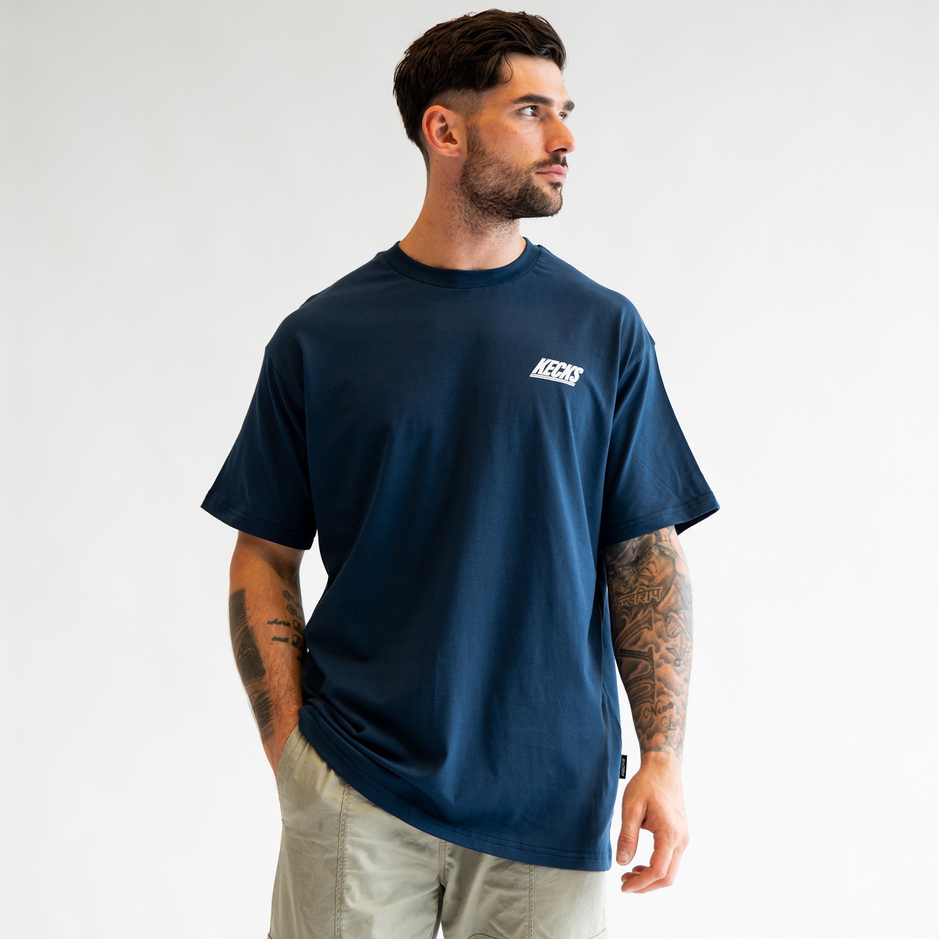 Fade Navy Tee - Kecks
