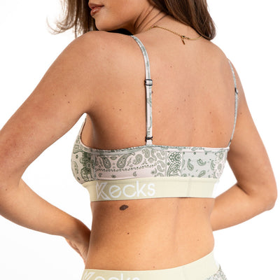 Forest Paisley Lounge Bralette - Kecks