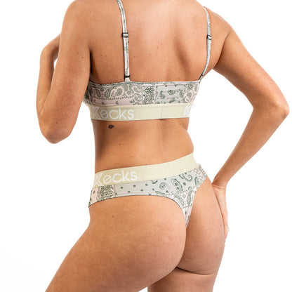 Forest Paisley Lounge Bralette - Kecks