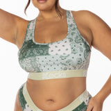Forest Paisley Sports Bralette - Kecks