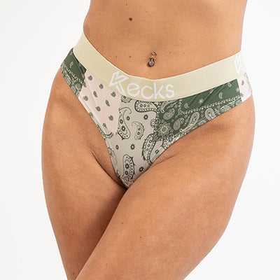 Forest Paisley Thong - Kecks