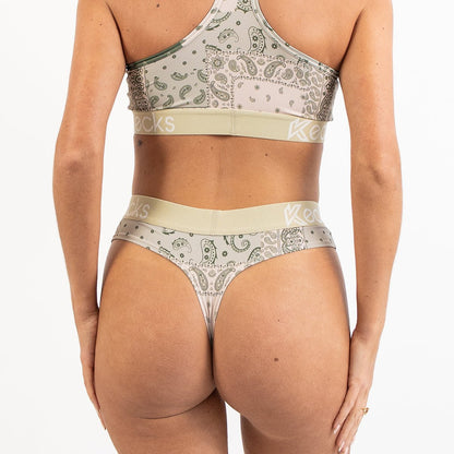 Forest Paisley Thong - Kecks