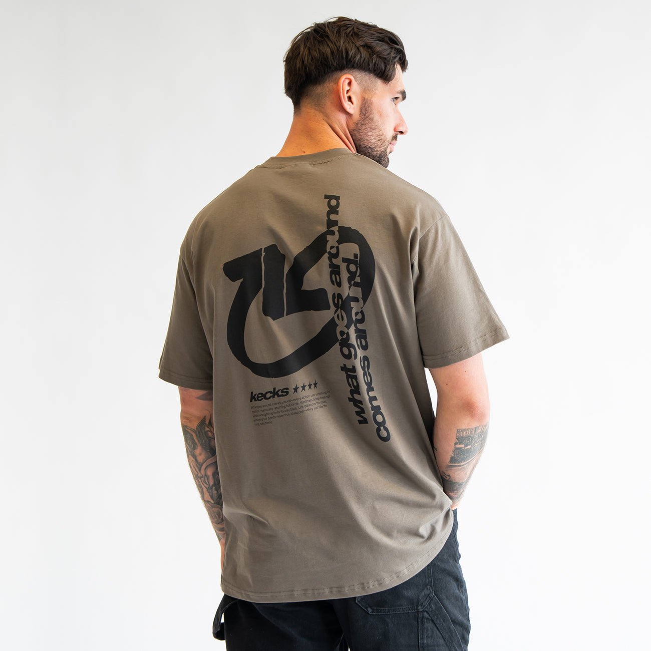 Goes Around Stone Tee - Kecks