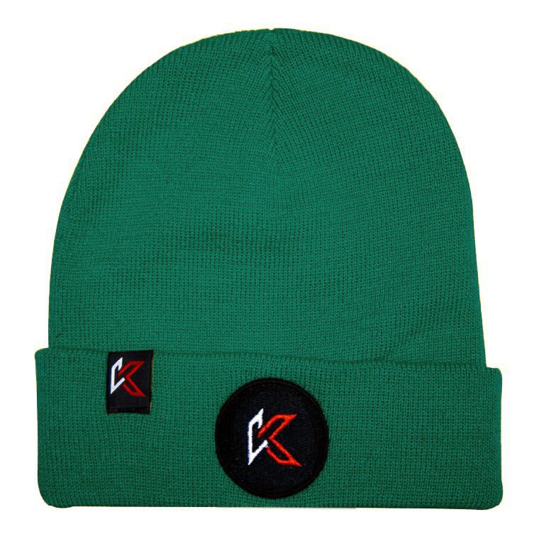 Green K Icon Beanie Hat - Kecks