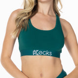 Green Modal Sports Bralette - Kecks