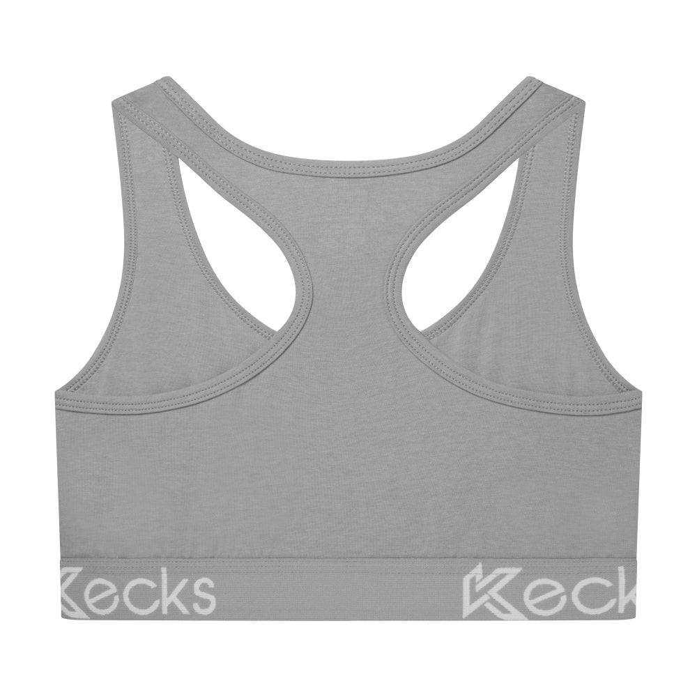 Grey Modal Sports Bralette - Kecks