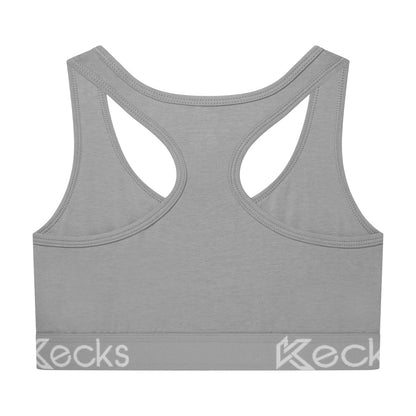 Grey Modal Sports Bralette - Kecks