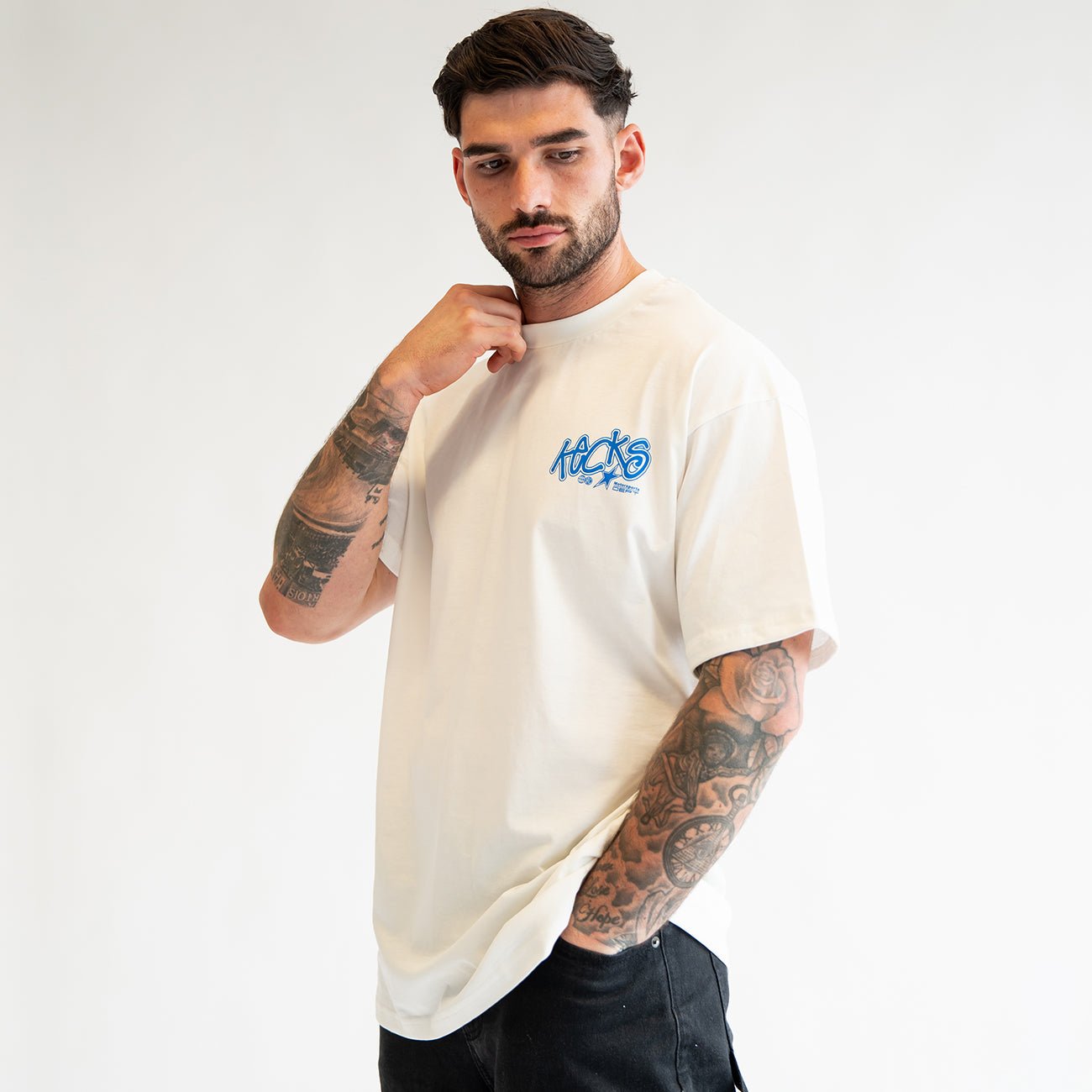 Gt division White Tee - Kecks