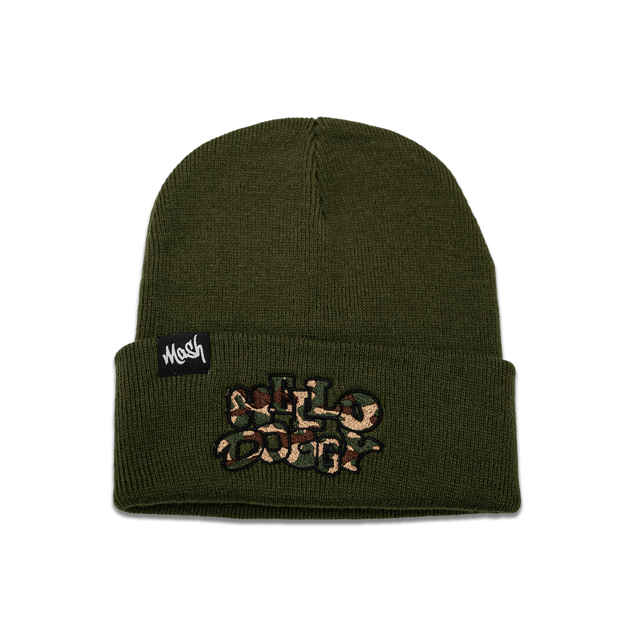 Hello Doggy Camo Moss Beanie Hat - Kecks
