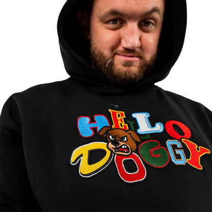 Hello Doggy Hoodie – Black - Kecks