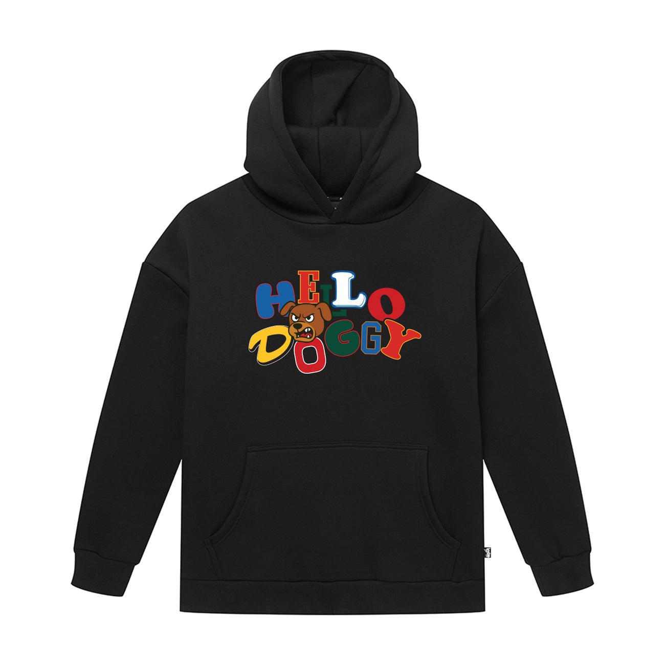 Hello Doggy Hoodie – Black - Kecks