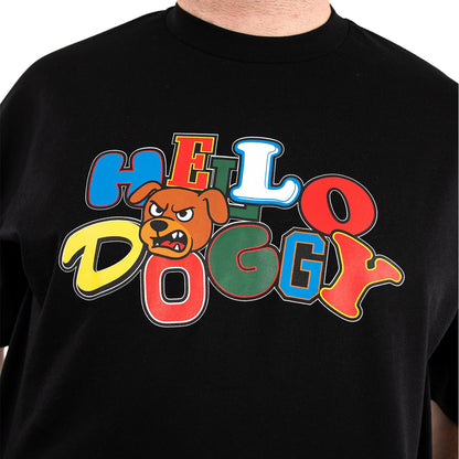 Hello Doggy Icon Tee – Black - Kecks
