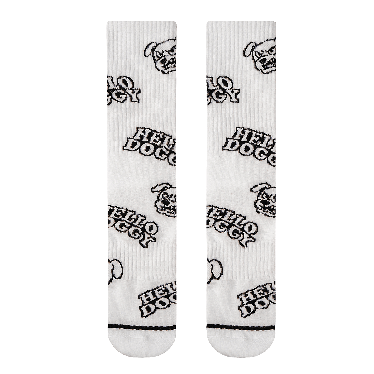 Hello Doggy Sock White - Kecks