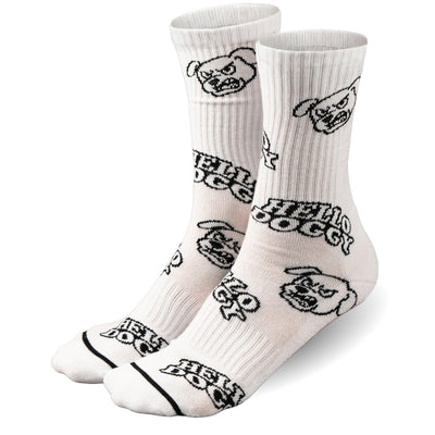 Hello Doggy Sock White - Kecks