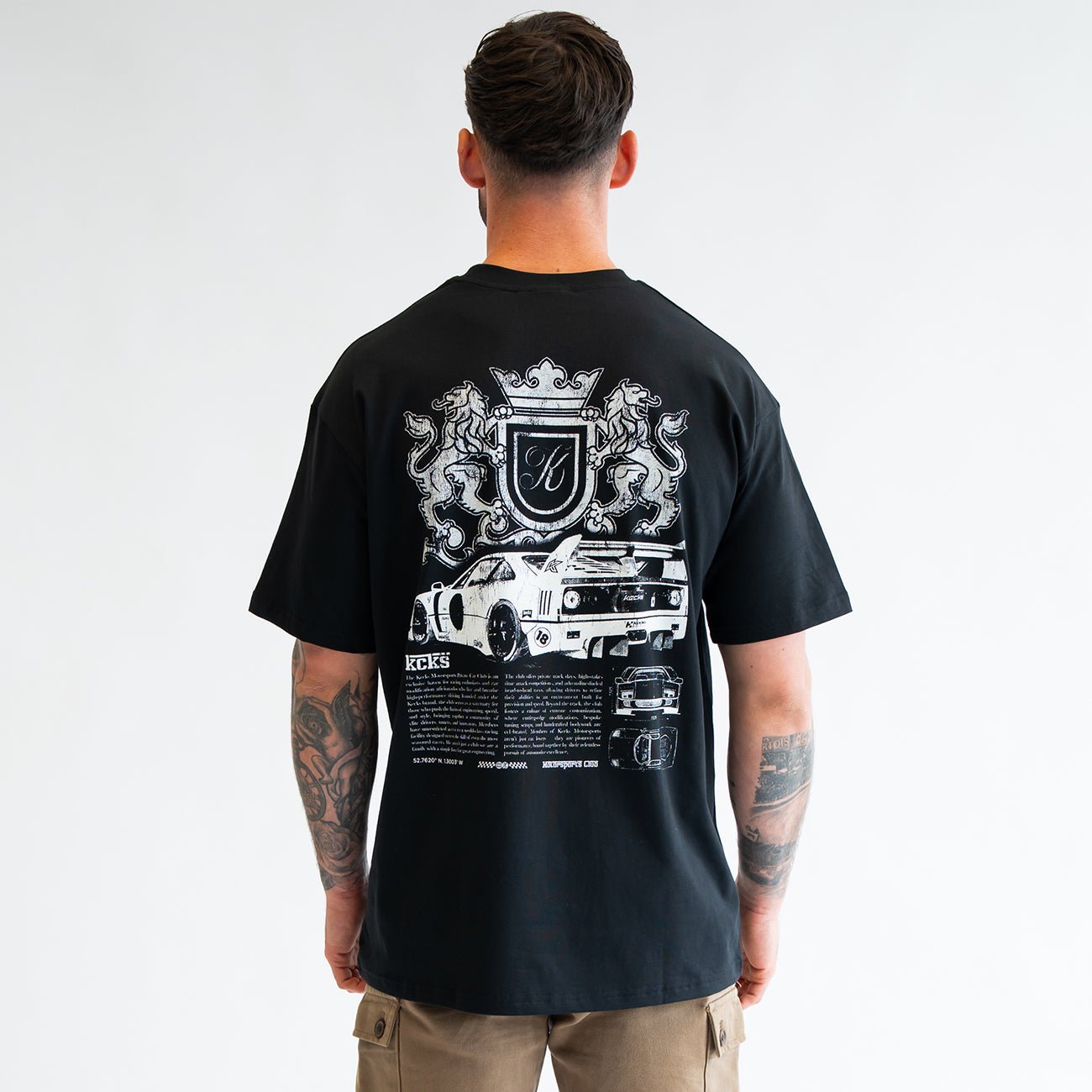 Italia Black Tee - Kecks