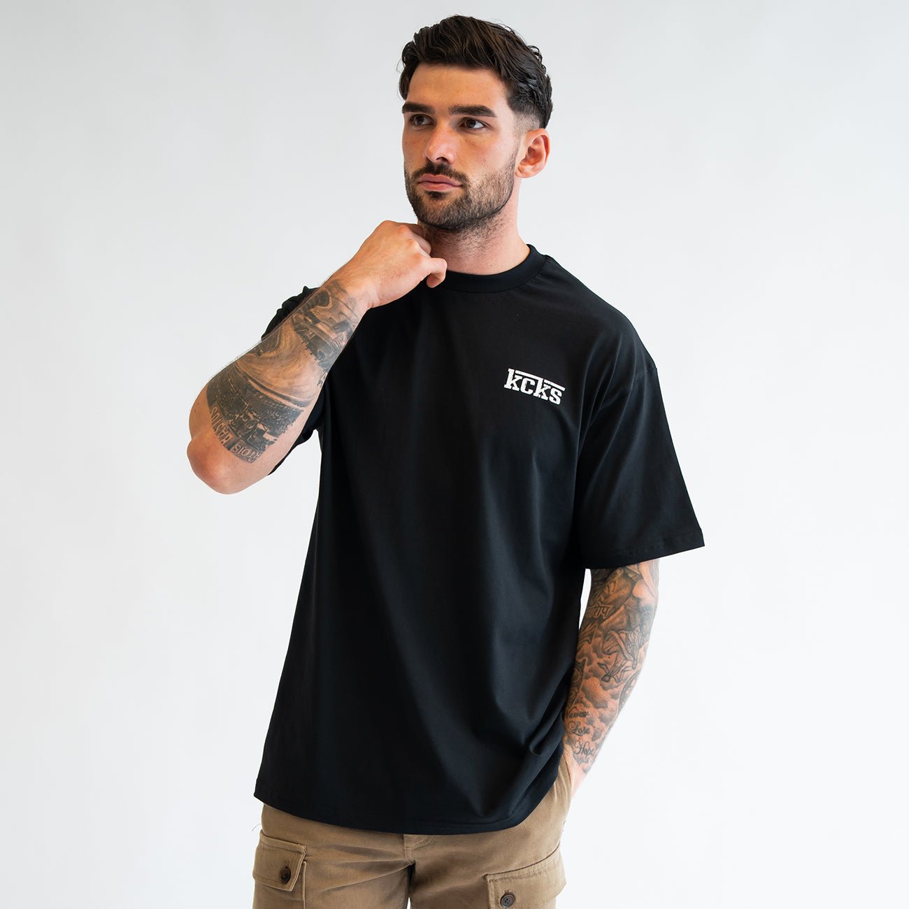 Italia Black Tee - Kecks