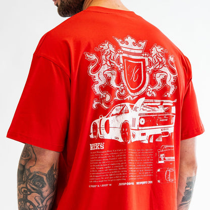 Italia Red Tee - Kecks